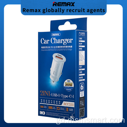 Remax RCC231 Seòrsa-c * 1 USB * 1 fèin-ghluasadach